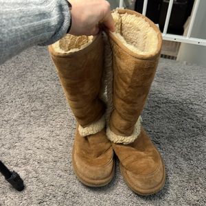 UGG tall shoes.